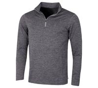 Calvin Klein Golf Mens Harlem 1/4 Zip Pull - Gris Marl - M
