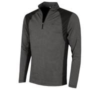 Calvin Klein Golf Hommes Micro Superposition Half Baselayer Zip - Noir - XL