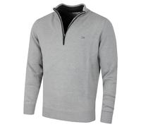 Calvin Klein Golf Hommes Pull en Coton - Argent - M