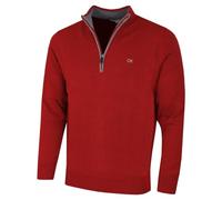 Calvin Klein Hommes 2026 Tricot Épais Coton 1/2 Fermeture Ck Golf Pull 48% OFF