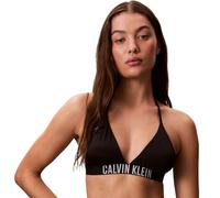 Calvin Klein Haut de Bain Halter Triangle LV00Q61222 pour Femme, Noir (Noir), S