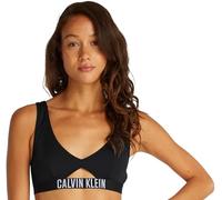Calvin Klein Haut de Bikini Brassière Femme Ajouré, Noir (Pvh Black), L