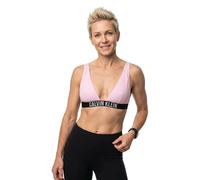 Calvin Klein Haut de Bikini Brassière Femme Rembourrage Amovible, Rose (Sweet Pink), S