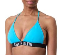 Calvin Klein Haut de Bikini Triangle avec Rembourrage Amovible pour Femme, Bleu (Bash Blue), XS