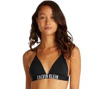 Calvin Klein Haut de Bikini Triangle Femme Rembourrage Amovible, Noir (Pvh Black), L