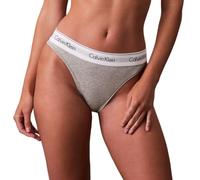 Calvin Klein High Leg Bikini Lv00qf8462 Bikini Femme, Gris chiné, L