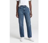 Calvin Klein High Rise Straight Sage Jean Stanton Taille: W28 Short | Pantalons droits Outlet | Femme | Vert