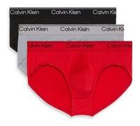 Calvin Klein Hip Brief 3-pack Black/sleet/adrenaline Rush Taille: XXL | Sous-vêtements Outlet | Homme | Le Noir