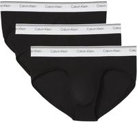 Calvin Klein Hip Brief 3PK 000NP2764A, Slip de Hanche Homme, Black (Black), M