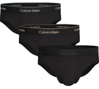 Calvin Klein Slip Hip Icon Cotton Stretch – 3 unités – bleu marine / noir / blanc – Taille L