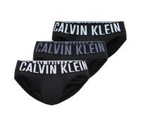 Calvin Klein Hip Brief 3Pk Color Black Aerial Turbulence, Taille S ZDB - Black Aerial Turbulence Small, Zdo Black Bodies W White Aerial, Large