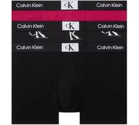 Calvin Klein Homme Boxer Lot De 3 Caleçon Coton Stretch, Multicolore (Blk/Ck Distressed Print_Blk/Jewel), S