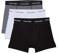 Calvin Klein Homme Boxer Lot De 3 Caleçon Coton Stretch, Multicolore (White/B&W Stripe/Black), S