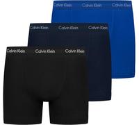 Calvin Klein Homme Boxer Lot De 3 Caleçon sous-Vêtement, Multicolore (C-Black/Blu/Blu), XS