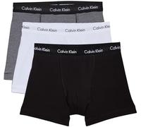 Calvin Klein 0000u2662g Trunk Boxers 3 Units Blanc,Noir S Homme