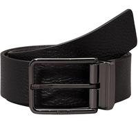 Calvin Klein Homme Ceinture Cuir, Noir (Ck Black/Dk Brown), 115 cm