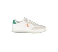 Calvin Klein, Homme, Chaussures, Blanc, Taille: 41 EU Leather Baskets