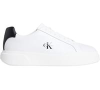 Calvin Klein Homme Chunky Cupsole Laceup LTH Ym0ym01344 Bas, Black (White/Black/White), 45 EU