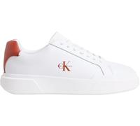 Calvin Klein Homme Chunky Cupsole Laceup LTH Ym0ym01344 Bas, White (Bright White/Potters Clay), 45 EU
