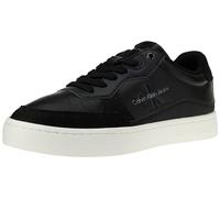 Calvin Klein Homme Classic Cupsole Low LTH ML FAD YM0YM00885 Baskets à Semelle, Noir (Black/Bright White), 40 EU