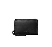 Calvin Klein Homme Foil Emboss Pouch W/Handle Lv04d1153g Kit Dopp, Black (Black), Taille Unique