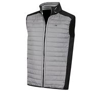 Calvin Klein Homme Gilet Golf Hybride Isolant Insul-Lite | Deux poches avant zippées - Fermeture éclair avant épaisse - Ourlet en tissu - Rembourrage haut - Panneaux avant en nylon