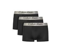 Calvin Klein Homme Lot De 3 Boxers en Microfibre Brossée, Black, XL