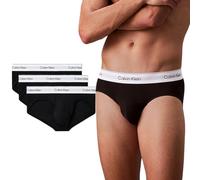 Slip Calvin Klein Hip noir pur blanc (3 unités) - L