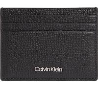 Calvin Klein Homme Porte-Carte Minimalism Cardholder Cuir, Noir (Ck Black), Taille Unique