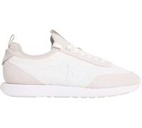 Calvin Klein Homme Retro Runner Sock Laceup Mix Mat Ym0ym01414 Bas, White (Bright White/Light Grey), 43 EU
