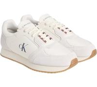 Calvin Klein Homme Retro Sock Runner MG Wmm Ym0Ym01152 Bas, Beige (Turtle Dove/Eggshell/Cinnamon), 43 EU
