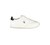 Calvin Klein Homme Runner Laceup TC Ym0Ym01187 Bas, White (Bright White/CK Black), 44 EU