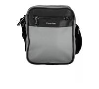 Calvin Klein, Homme, Sacs, Gris, Taille: ONE Size Sac bandoulière gris en polyester avec fermeture éclair
