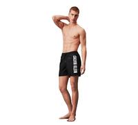 Calvin Klein Homme Short De Bain Medium Drawstring Long, Noir (Pvh Black), L
