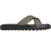 Calvin Klein Homme Sq Molded Sandal Xcross WB Hm0hm02101 Plates, Green (Deep Lichen Green/Black), 42 EU