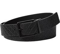 Calvin Klein Homme Warmth Buckle Smooth 35mm Adj/Re Lv04d7063g Ceintures, Black (Black/Matte Black), 115