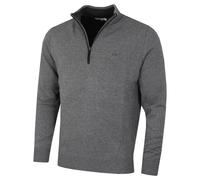 Calvin Klein Golf Hommes Pull en Coton - Gris Marl - S