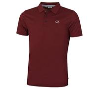 Calvin Klein Hommes Central Žvacuant l'humiditŽ Polo de Golf - Burgundy - XXXL