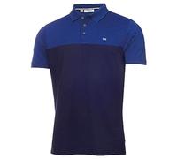 Calvin Klein Polo de golf Hommes Colour Block léger Cobalt Marl/Marine XL