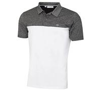 Calvin Klein Golf Colour Block Short Sleeve Polo Blanc L Homme