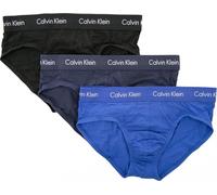 Calvin Klein Hommes Lot de 3 Slips taille basse, Bleu X-Large
