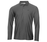 Calvin Klein Hommes Manches Longues Central Light Polo de Golf - Charcoal - M