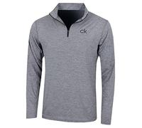 Calvin Klein Hommes Newport HZ LS Respirant Léger Pull - Argent - 3XL