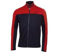 Calvin Klein Hommes Retro Performance M Che Full Zip Pull - Marine/Rouge - M