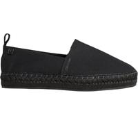 Calvin Klein HW0HW02931 Espadrilles obliques en Toile pour Femme, Noir (Triple Noir), Pointure 40