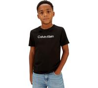 Calvin Klein Inst. Logo SS T-Shirt Iu0iu00682 S/S, Black (CK Black), 10 Ans Mixte