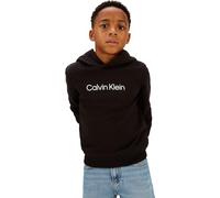 Calvin Klein IU0IU00679 Sweat à Capuche Unisexe avec Logo REG. Terry Noir 10 Ans, Noir (CK Black), 10 Years
