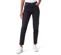 Calvin Klein Jean Femme Mom Fit, Noir (Denim Black), 33W