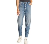 Calvin Klein Jean Femme Mom Jean Tapered Fit, Bleu (Denim Light), 28W/27L