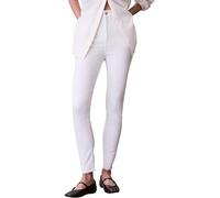 Calvin Klein Jean Femme Skinny Ankle Taille Haute, Blanc (Chalk White), 29W